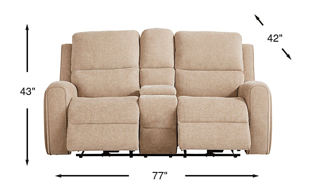 Harrison Dual Power Reclining Loveseat