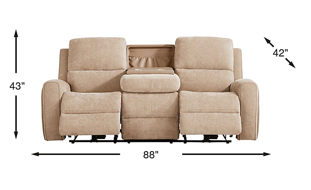 Harrison Dual Power Reclining Sofa
