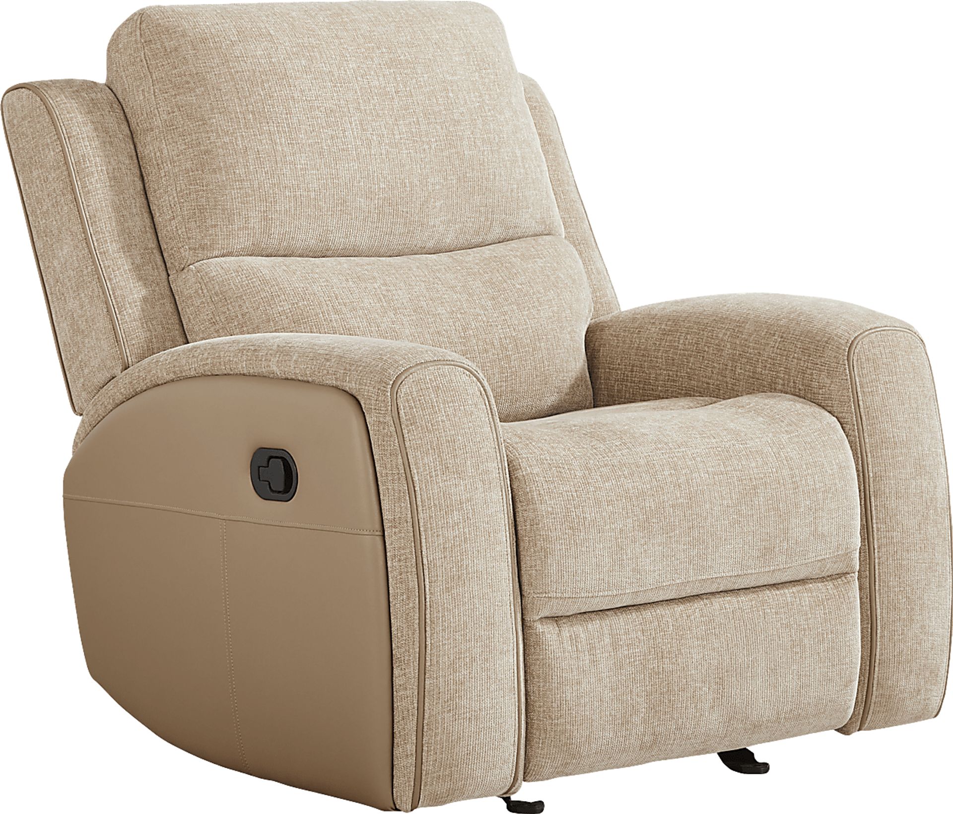 Harrison Beige Glider Recliner - Image 3