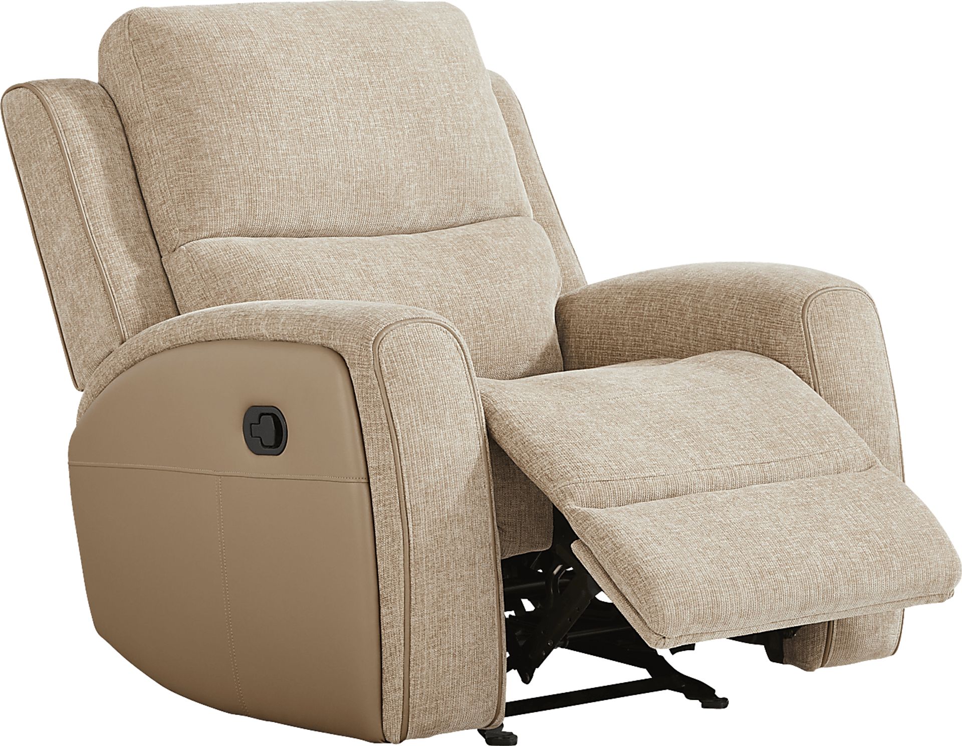 Harrison Beige Glider Recliner - Image 1