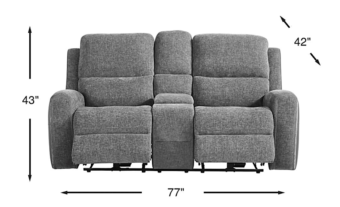 Harrison Dual Power Reclining Loveseat