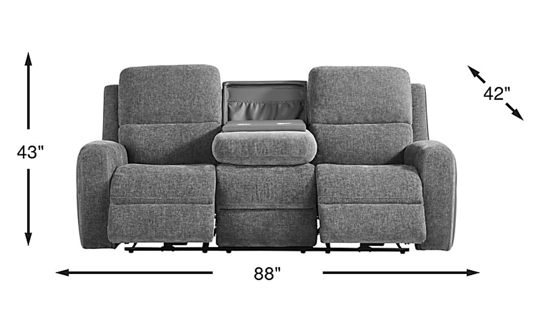 Harrison Dual Power Reclining Sofa