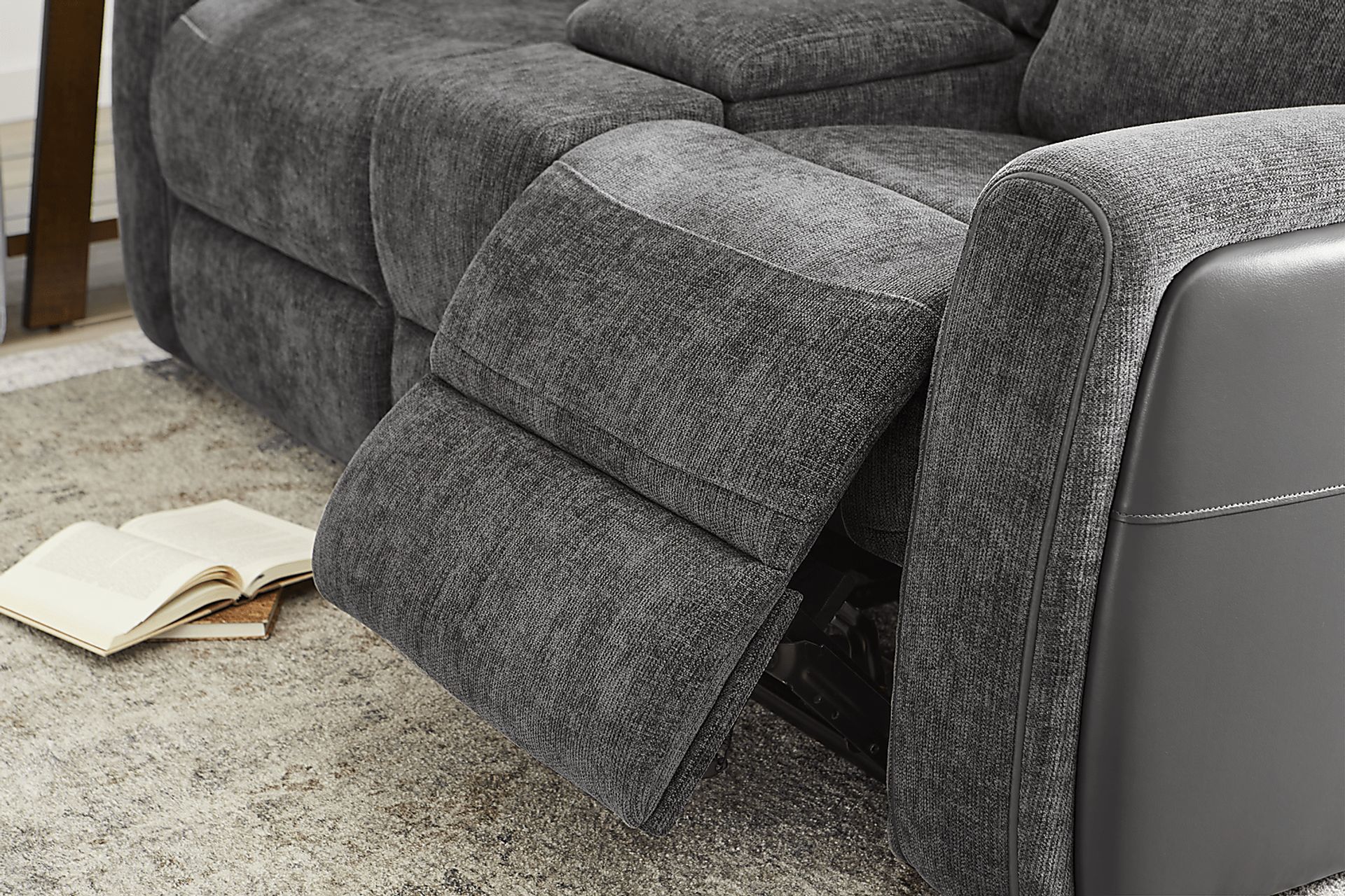 Harrison Charcoal 5 Pc Reclining Living Room - Image 9