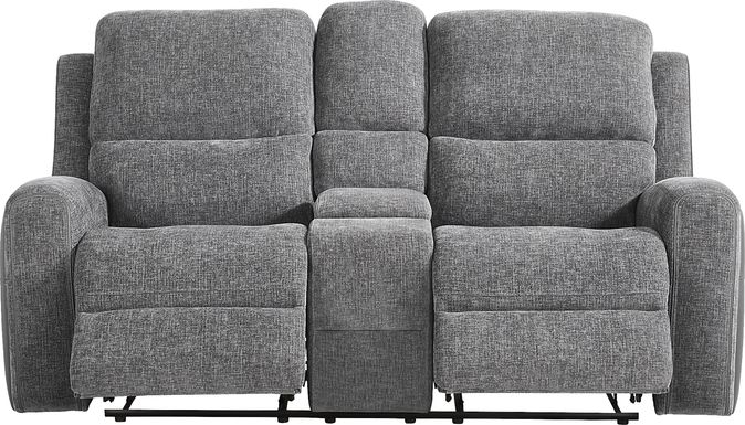 Harrison Charcoal Reclining Loveseat