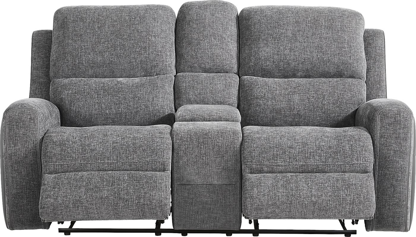 Harrison Charcoal Reclining Loveseat
