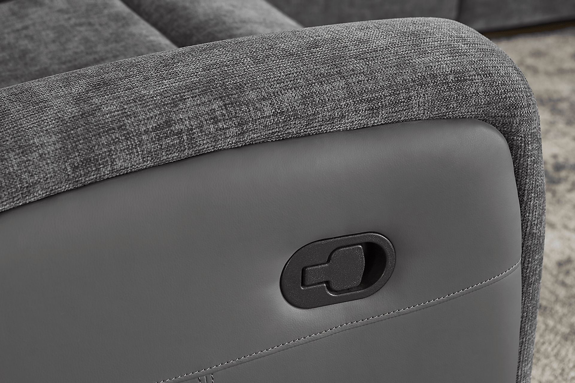 Harrison Charcoal Reclining Sofa - Image 3