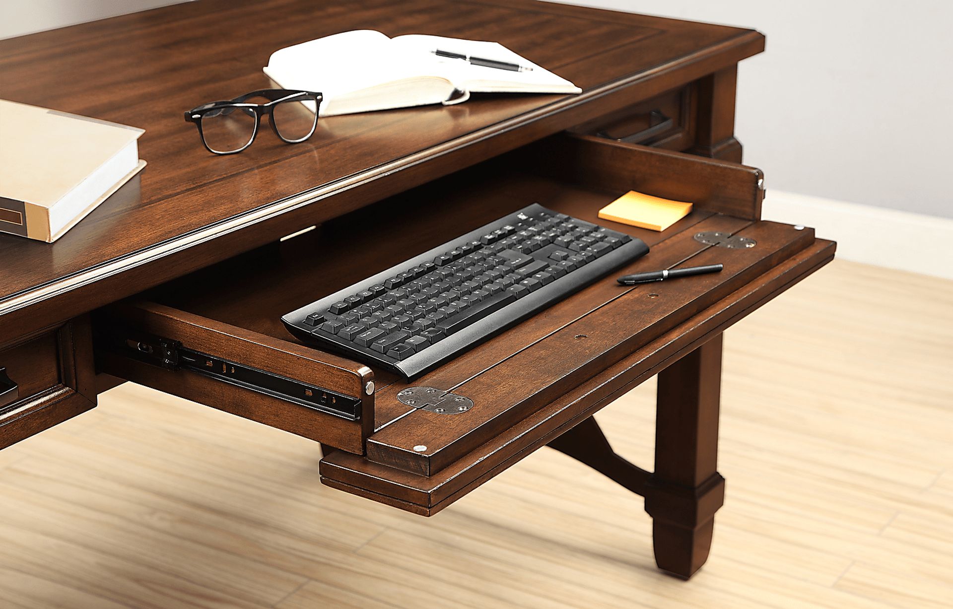 Harrison Heights Brown Desk - Image 2