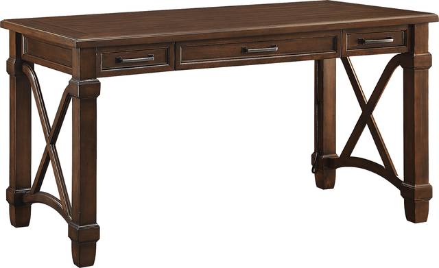 Harrison Heights Brown Desk - Thumbnail - Image 1
