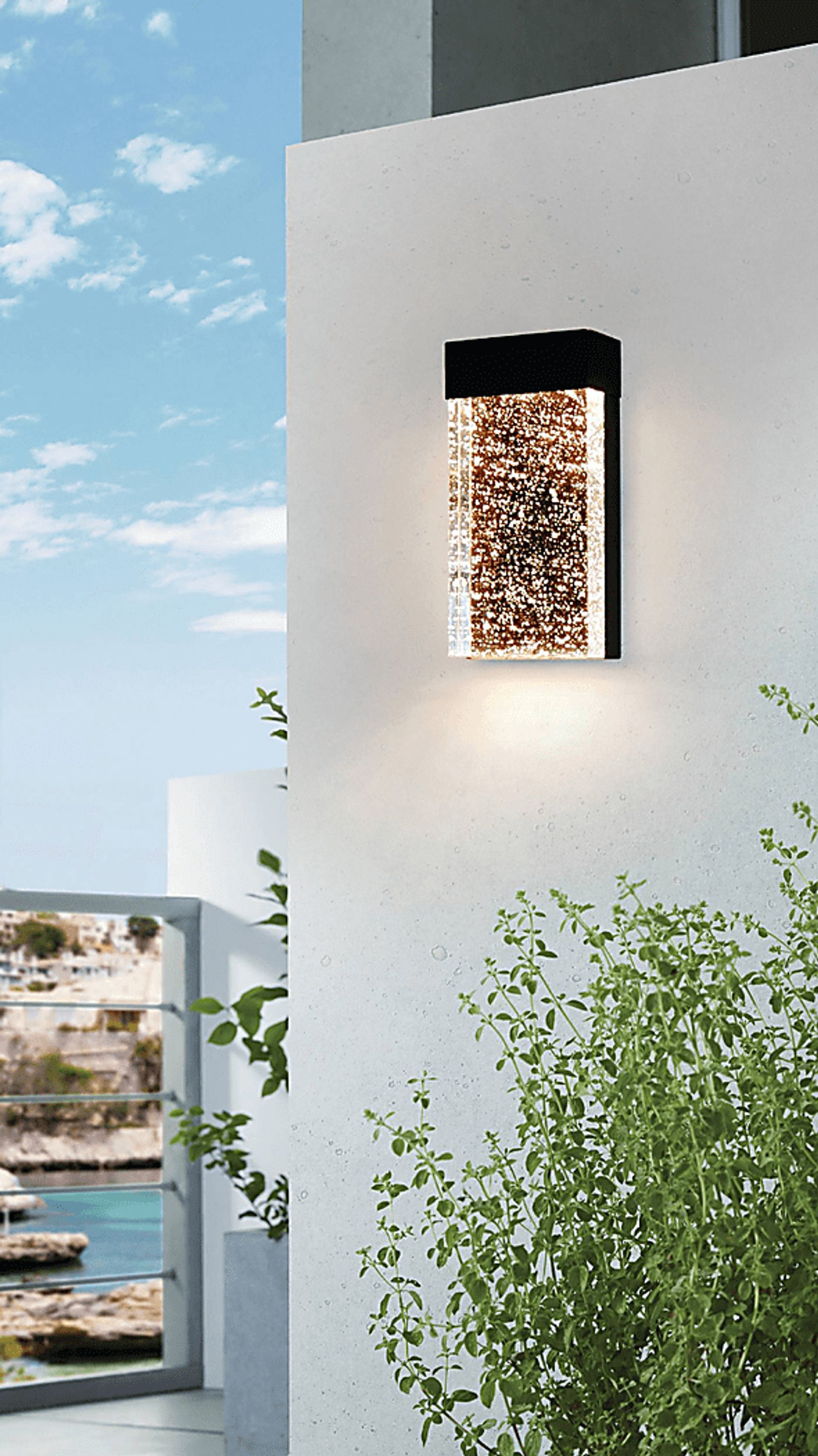 Harrow Street Black Small Outdoor Sconce - Image 4