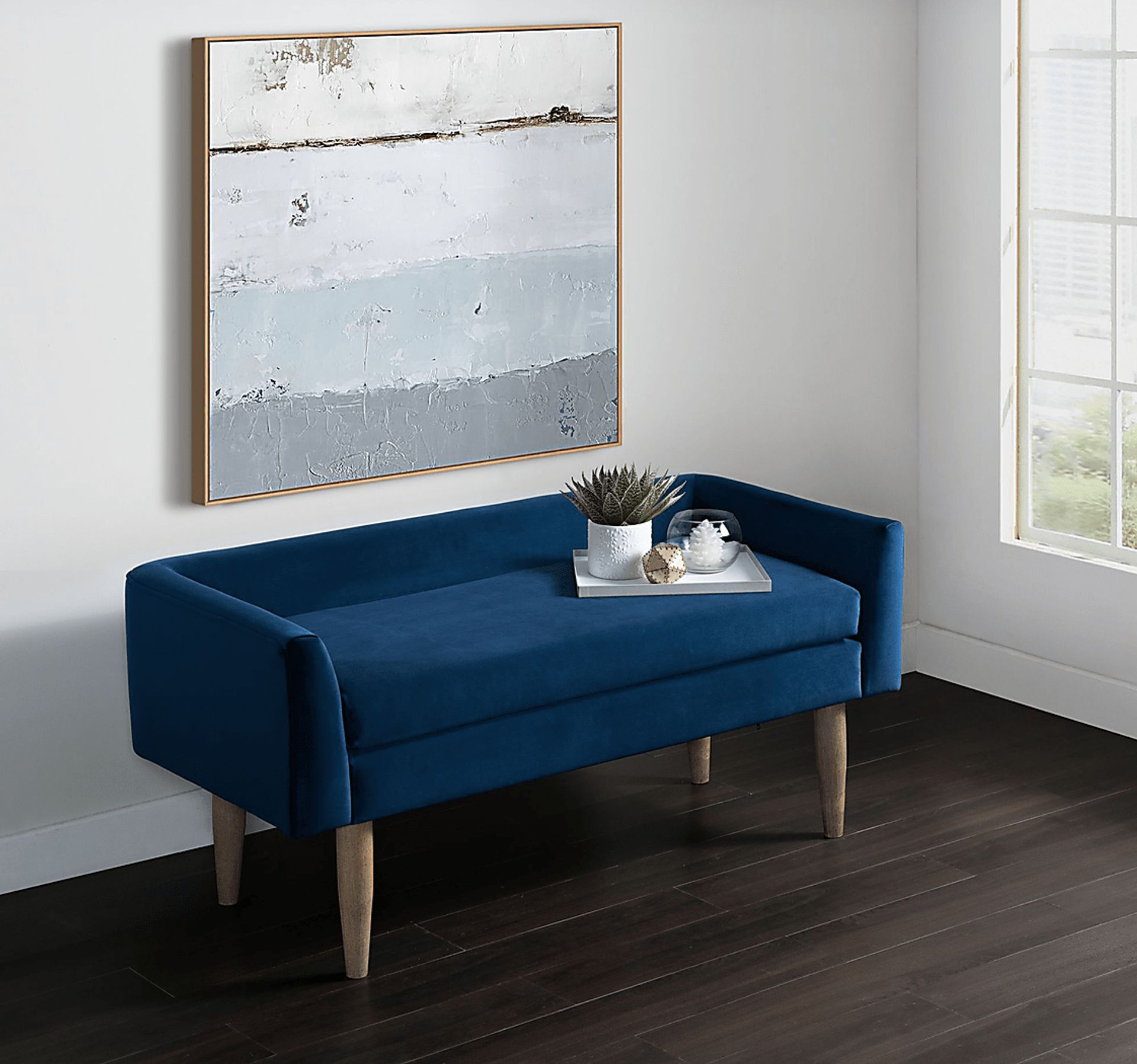 Harrowdale Blue Accent Bench - Image 8