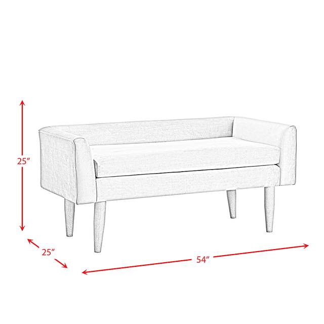 Harrowdale Gray Accent Bench - Thumbnail - Image 9