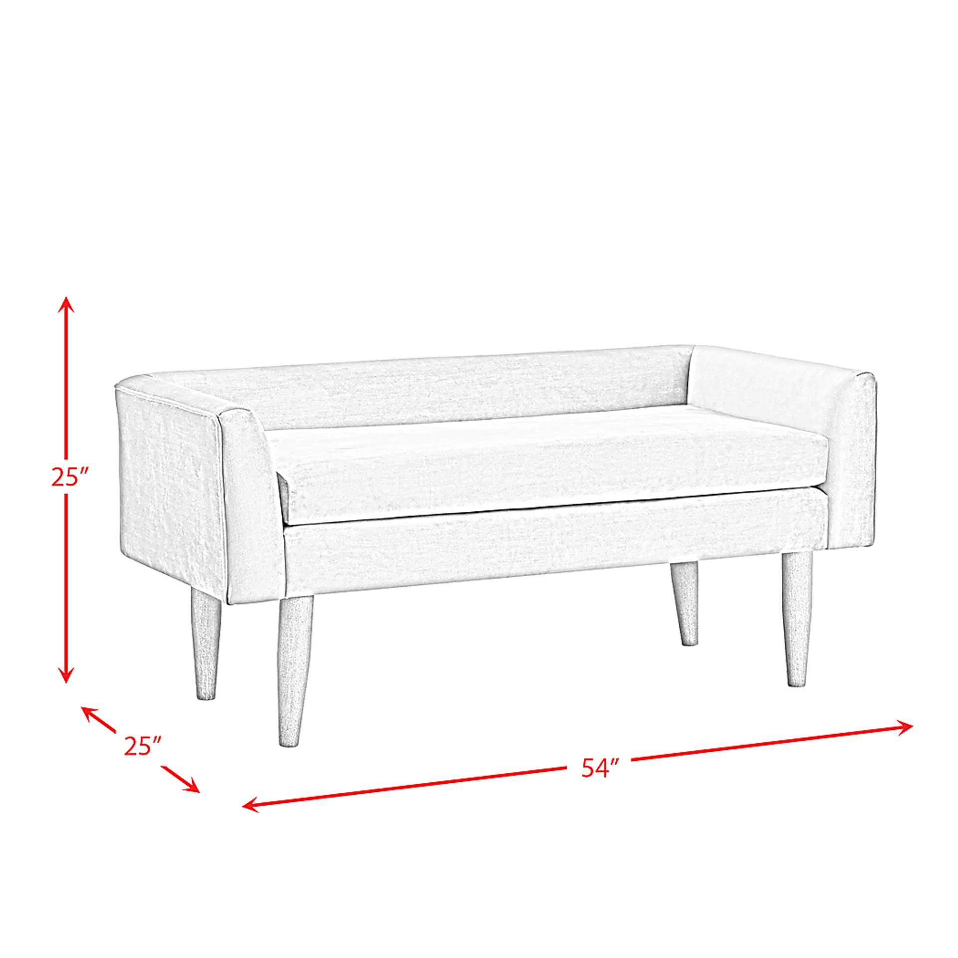 Harrowdale Gray Accent Bench - Image 9