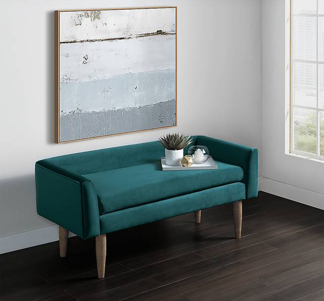Harrowdale Green Accent Bench - Thumbnail - Image 9