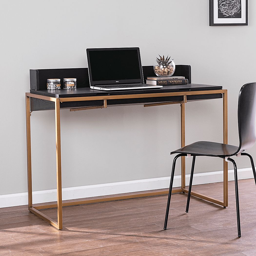 Harrowden Black Desk
