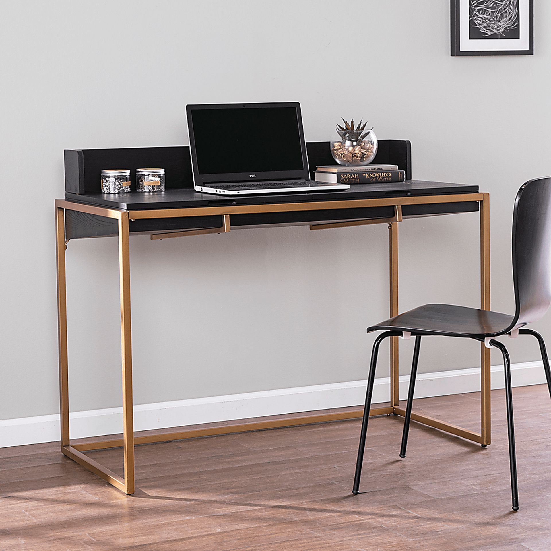 Harrowden Black Desk - Image 7