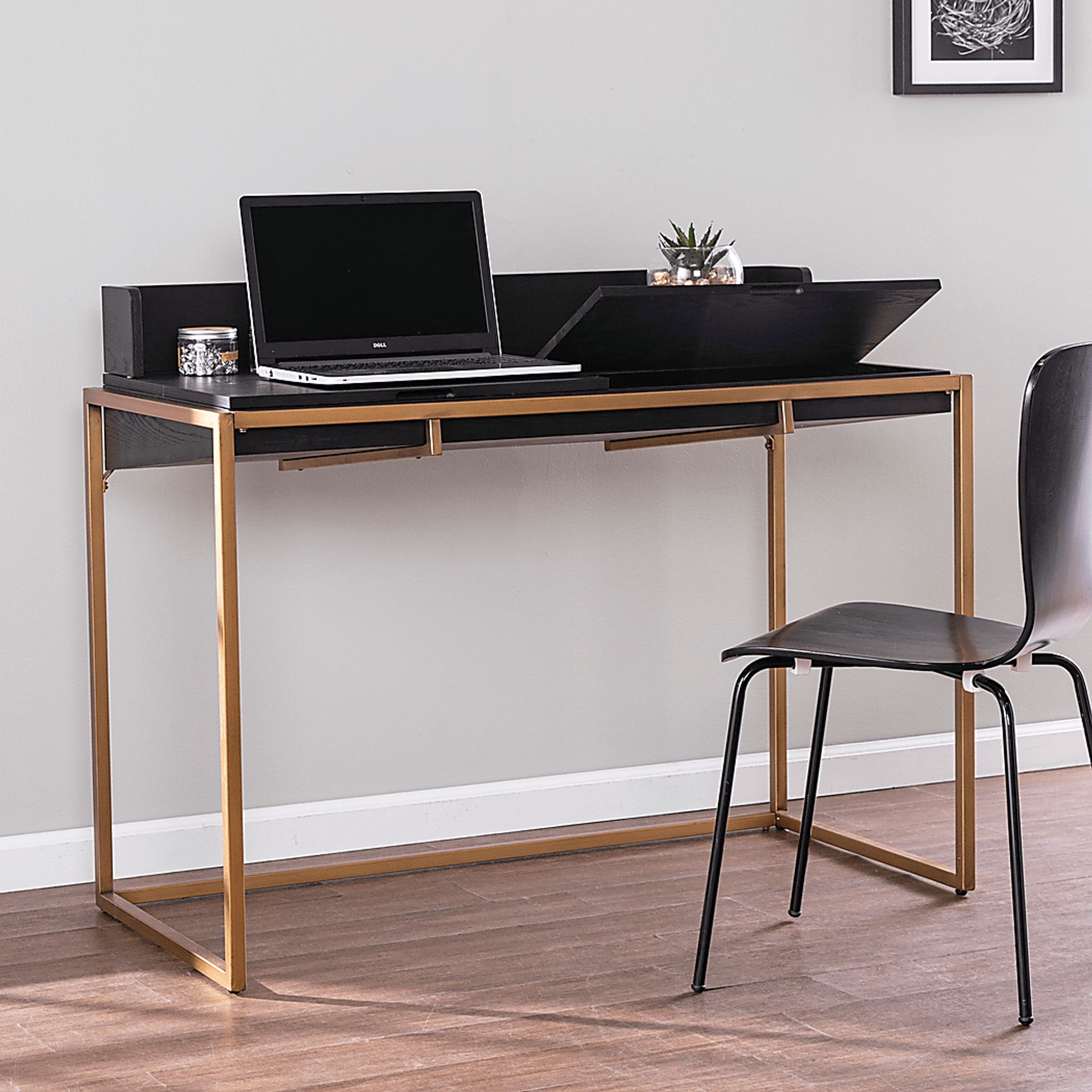Harrowden Black Desk - Image 8