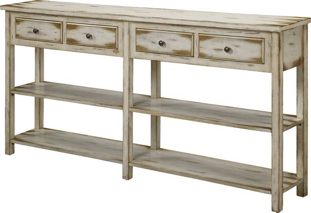 Harrowgrove Ivory Sofa Table - Thumbnail - Image 1