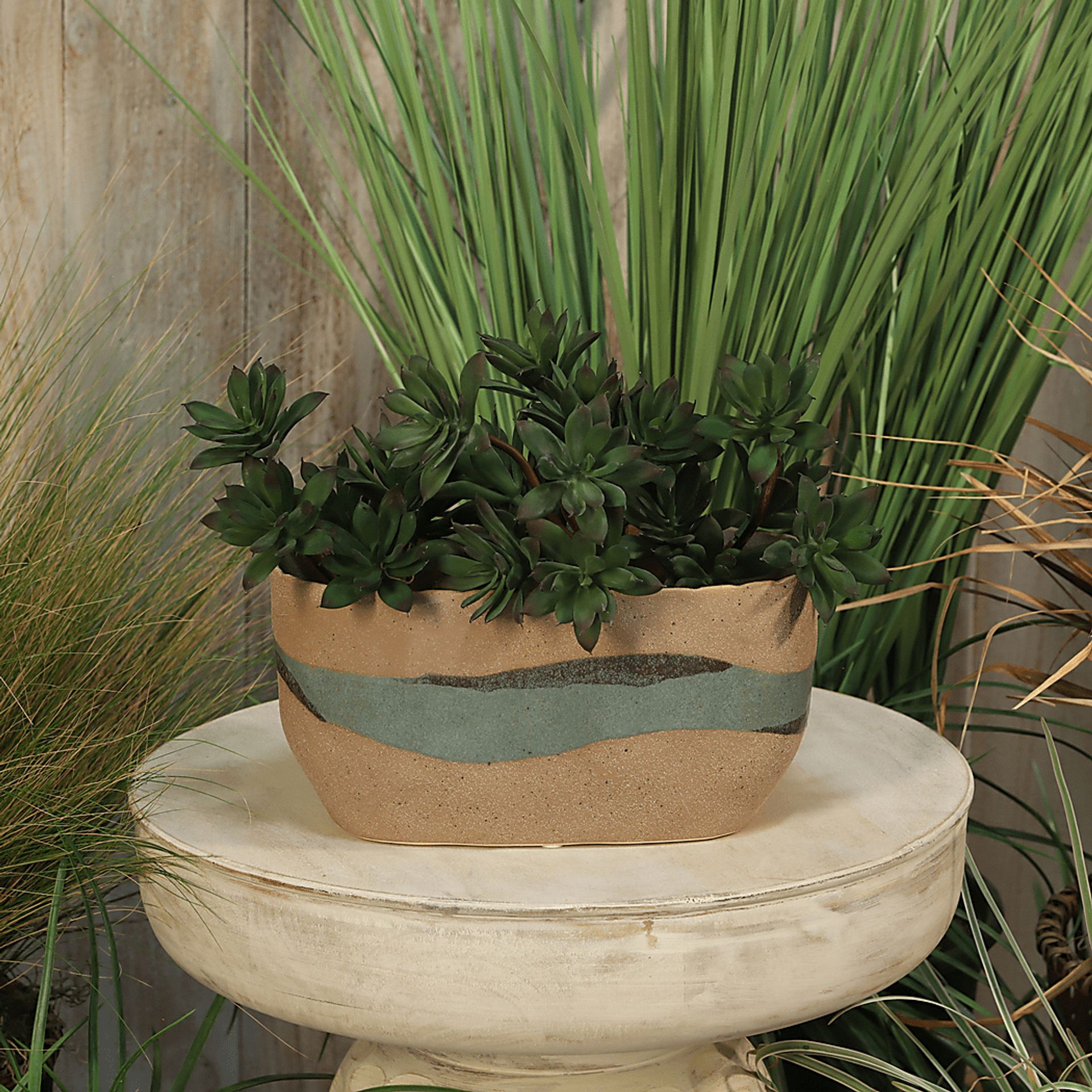 Harrvill Brown Planter - Image 2
