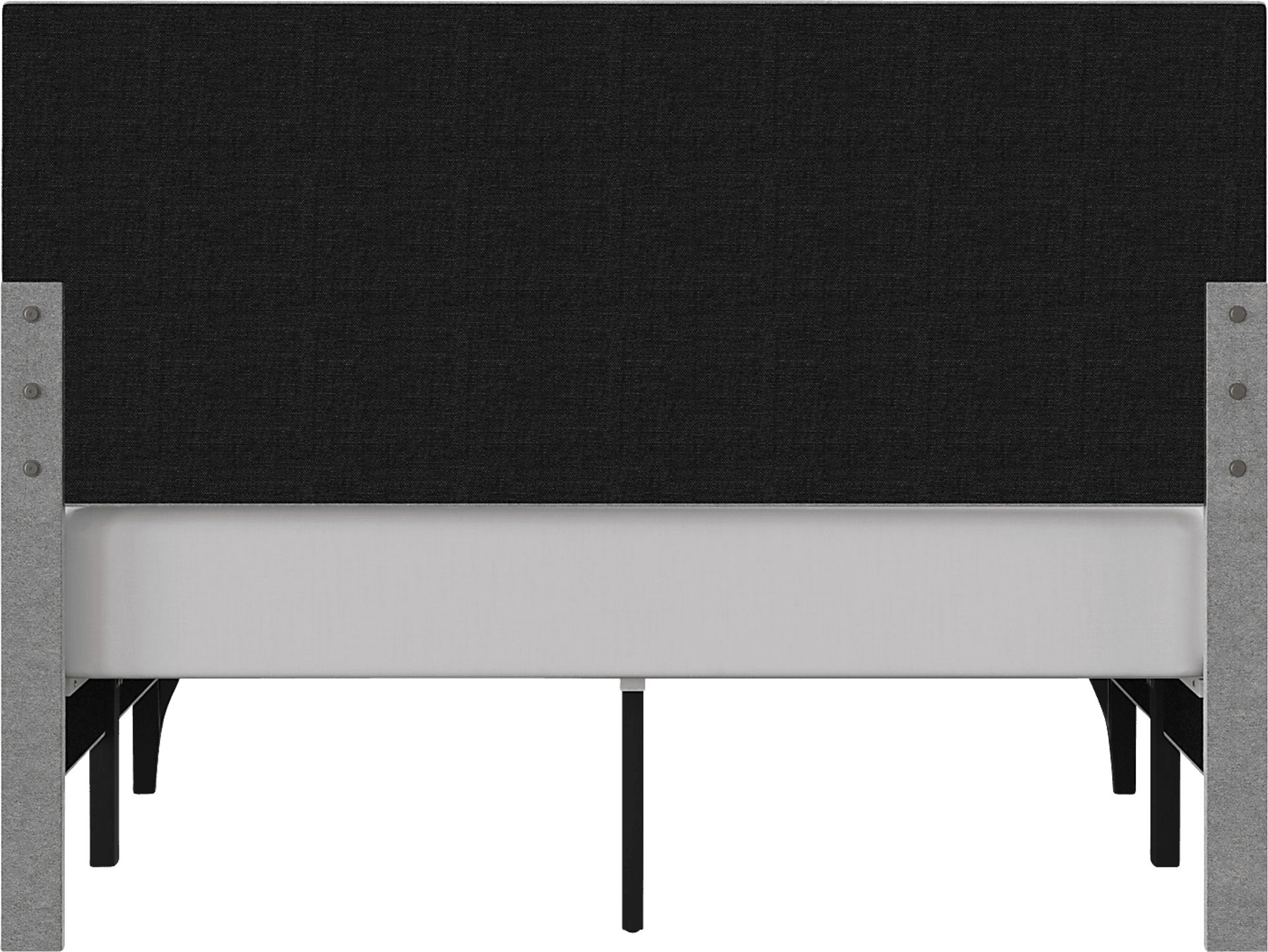 Harrye Light Gray Platform Bed - Image 11