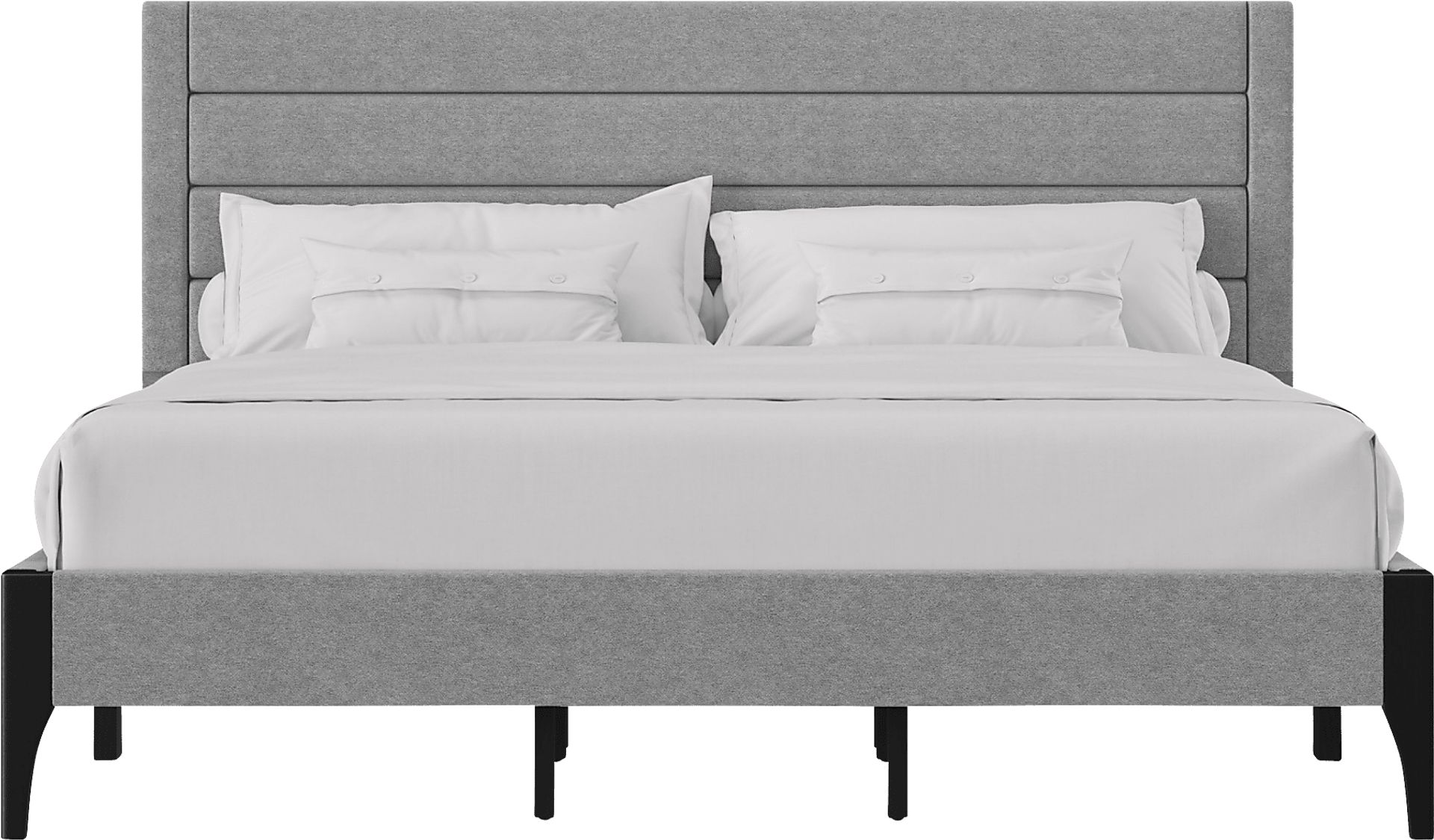 Harrye Light Gray King Bed - Image 4