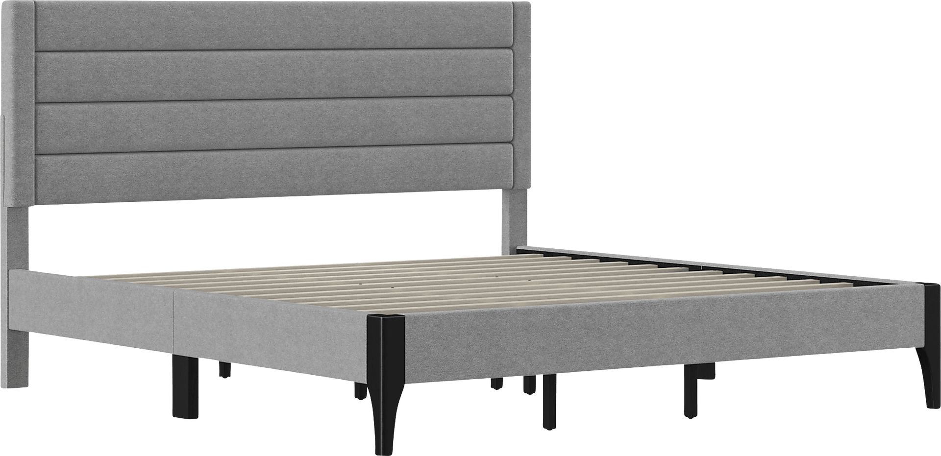 Harrye Light Gray King Bed - Image 9