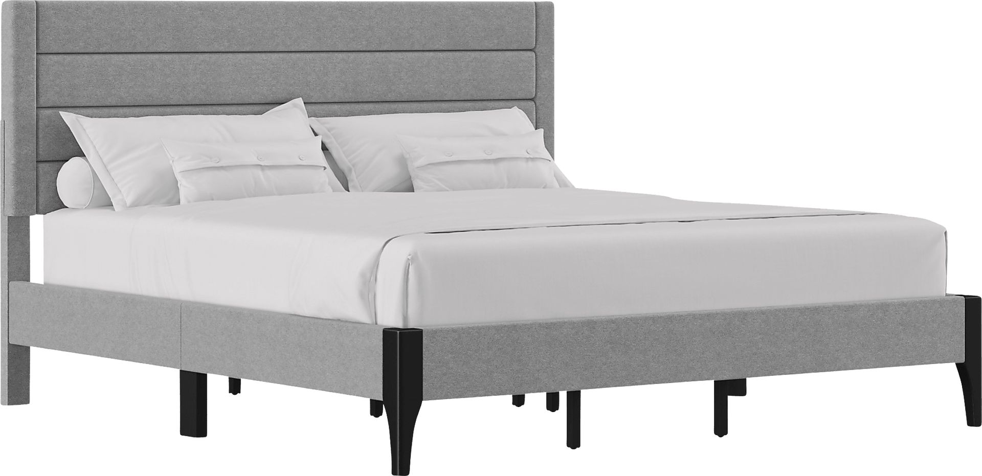 Harrye Light Gray King Bed - Image 1