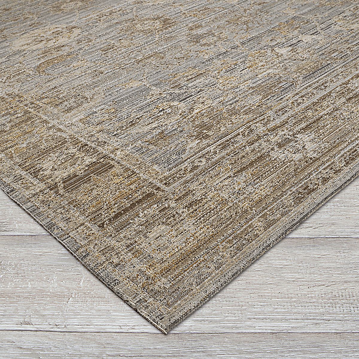 Hartder Gray Outdoor Rug | Rooms to Go