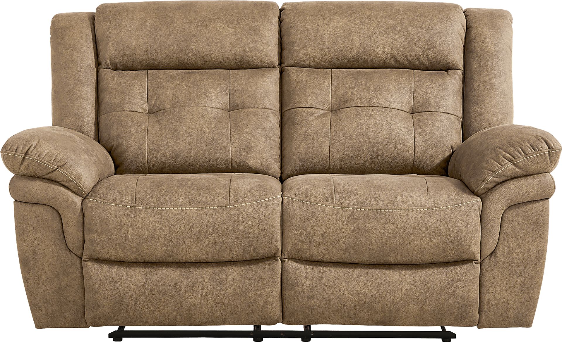 Hartford Brown Reclining Loveseat - Image 2