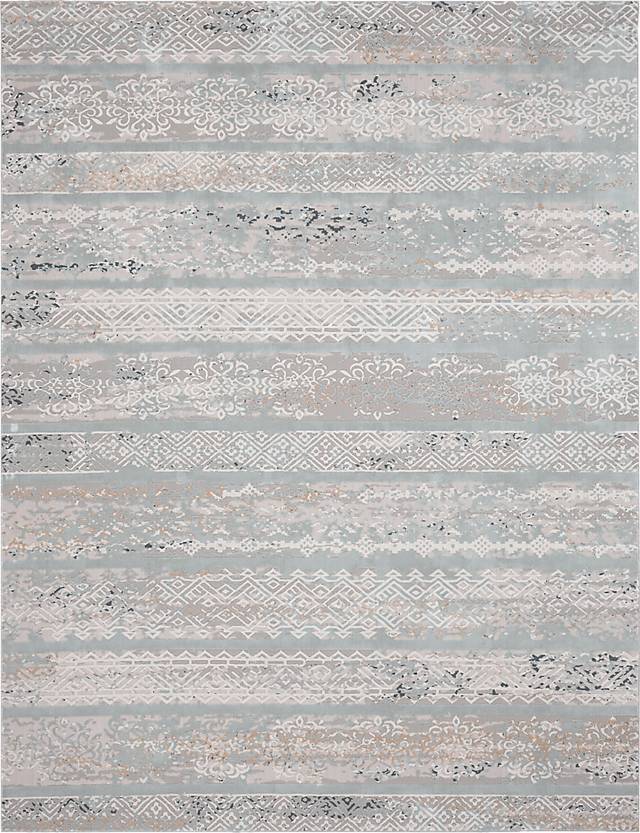 Hartgan Blue/Multi 5'3 x 7'3 Rug - Thumbnail - Image 1