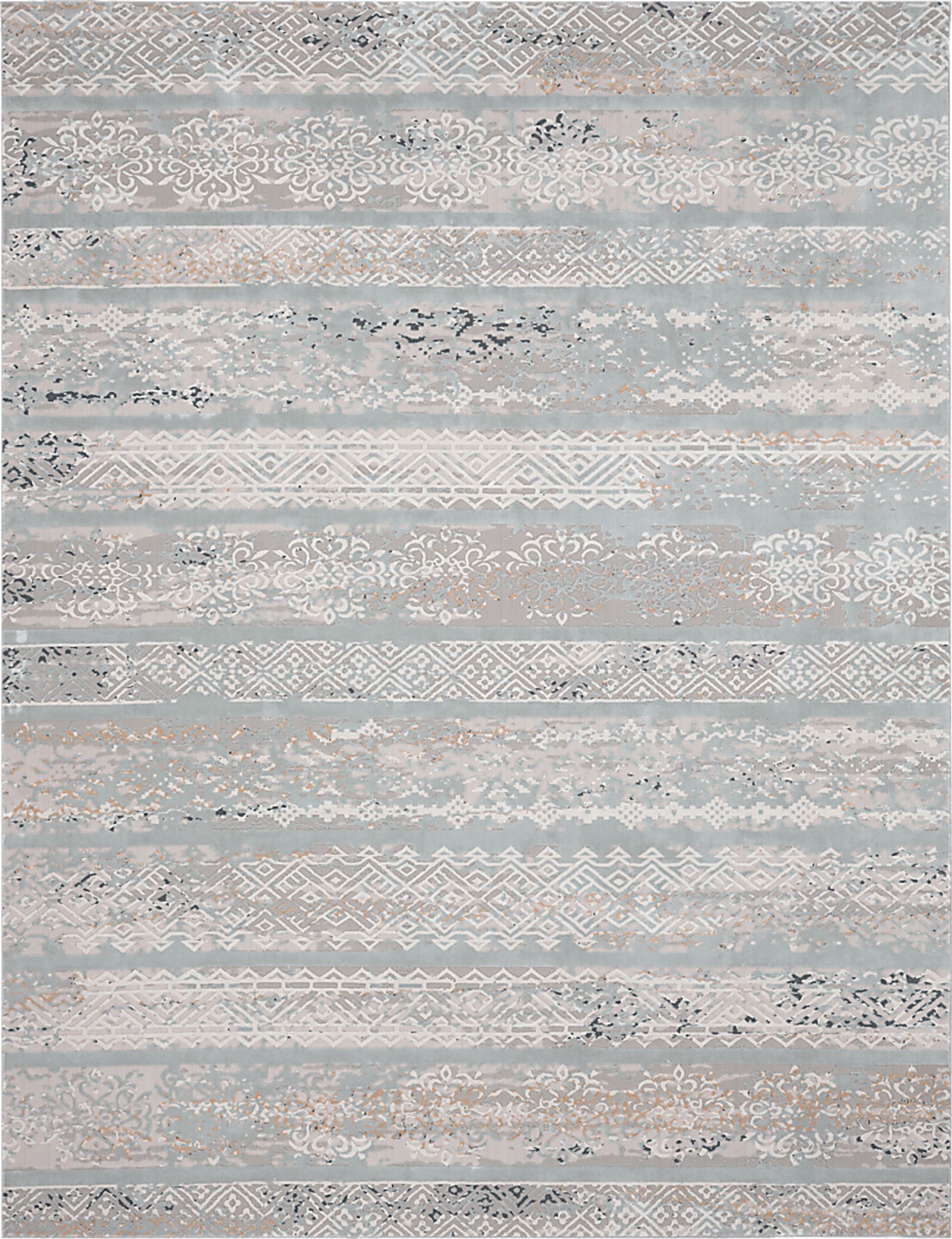 Hartgan Blue/Multi 5'3 x 7'3 Rug - Image 1