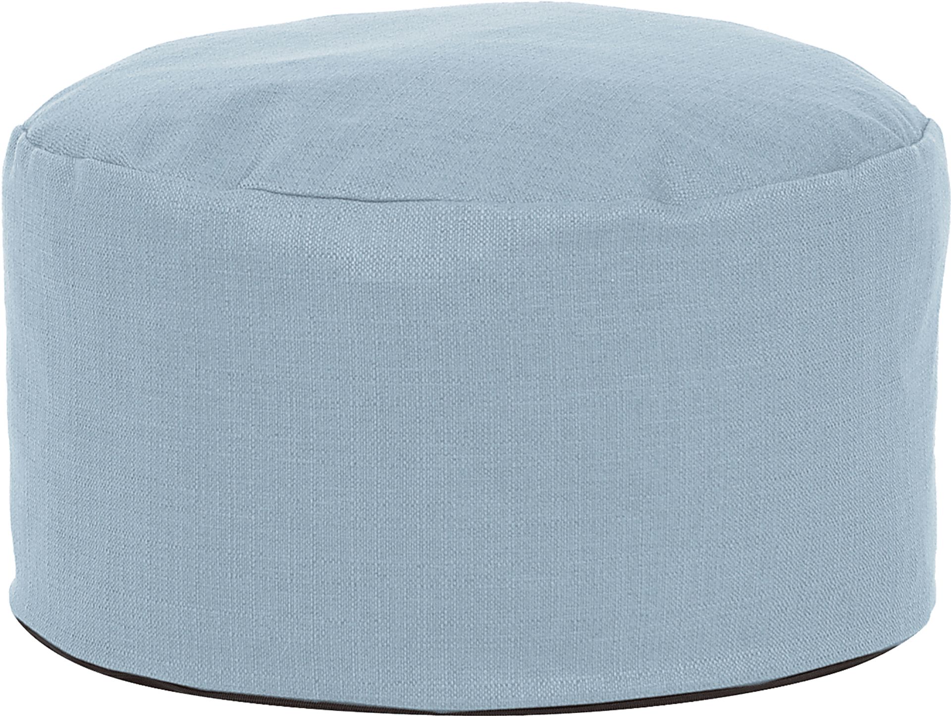 Hartline Blue Pouf - Image 1