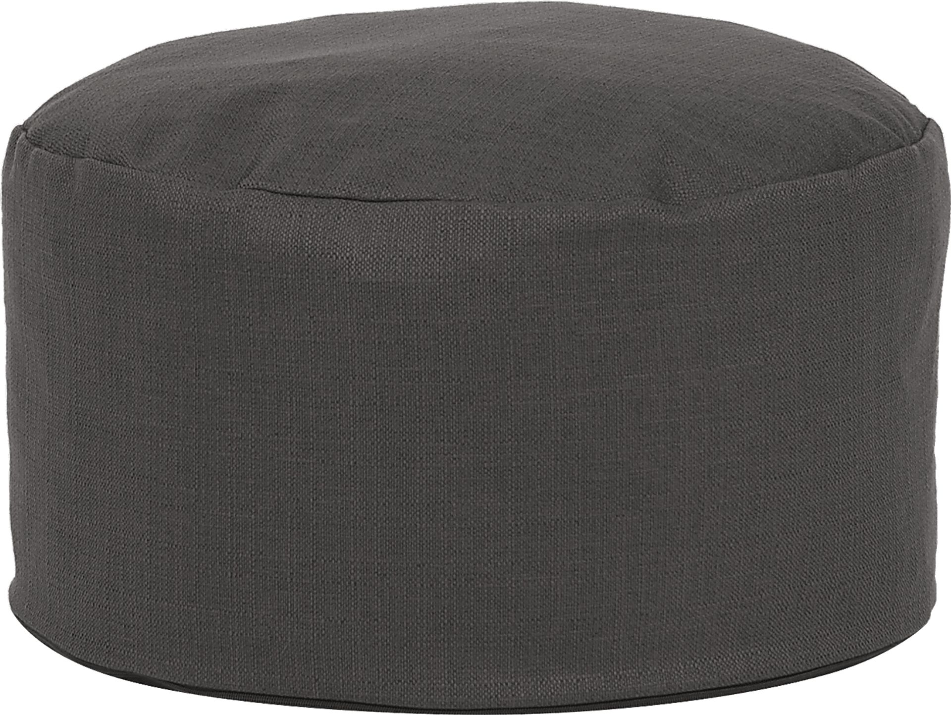 Hartline Gray Pouf - Image 1