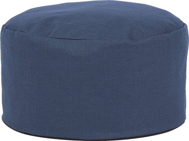 Hartline Navy Pouf - Thumbnail - Image 1