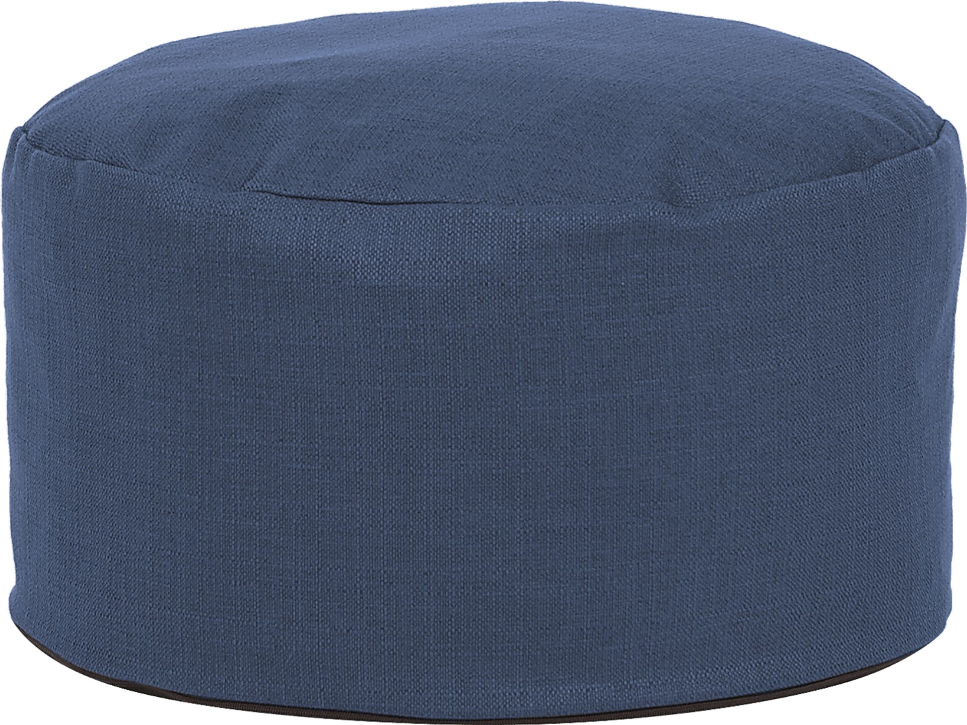 Hartline Navy Pouf - Image 1