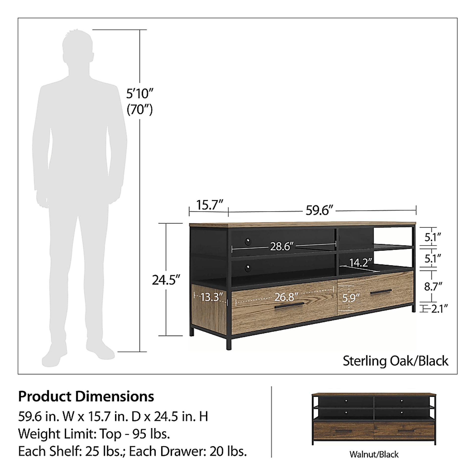 Hartmut Oak 59 in. Console - Image 10