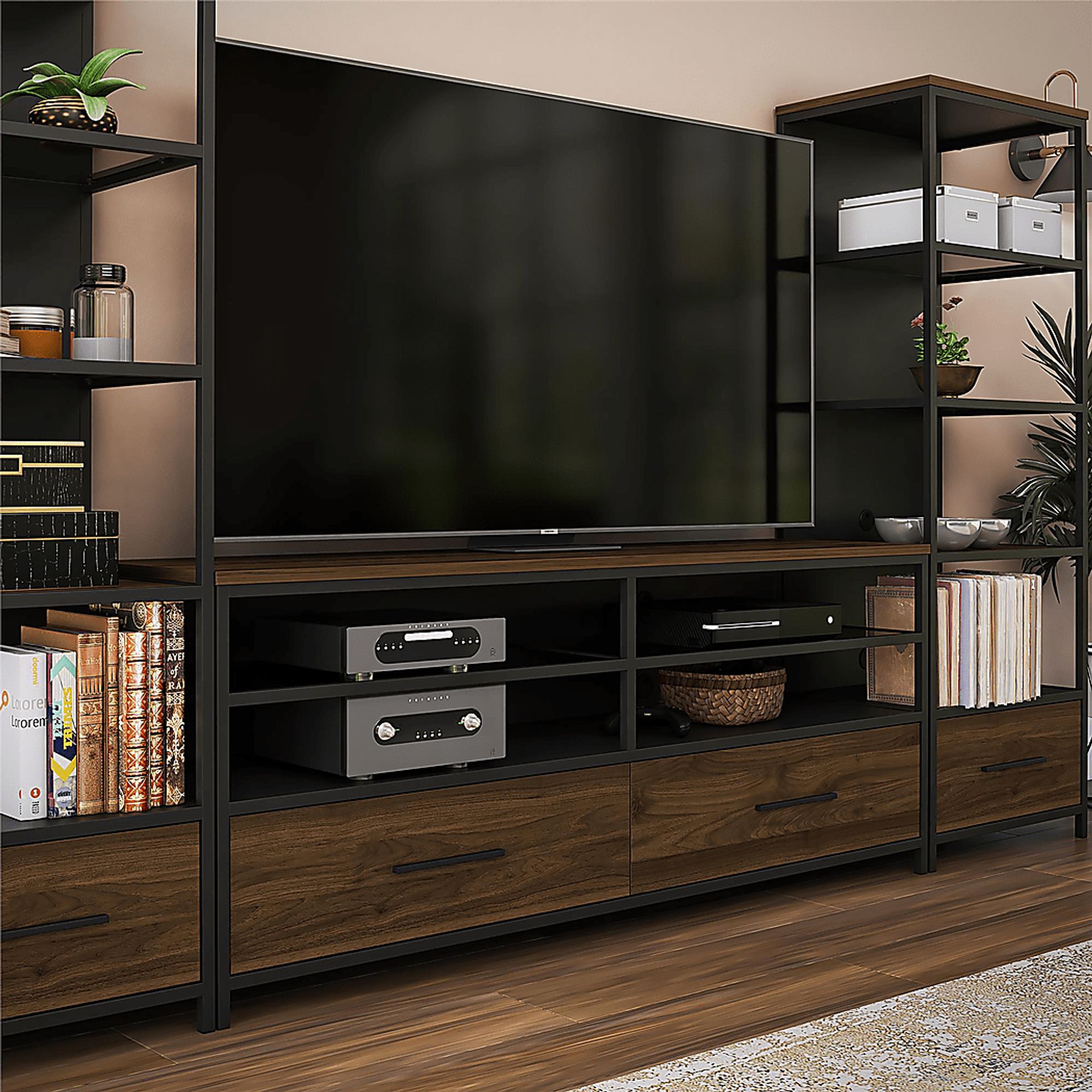 Hartmut Walnut 59 in. Console - Image 4