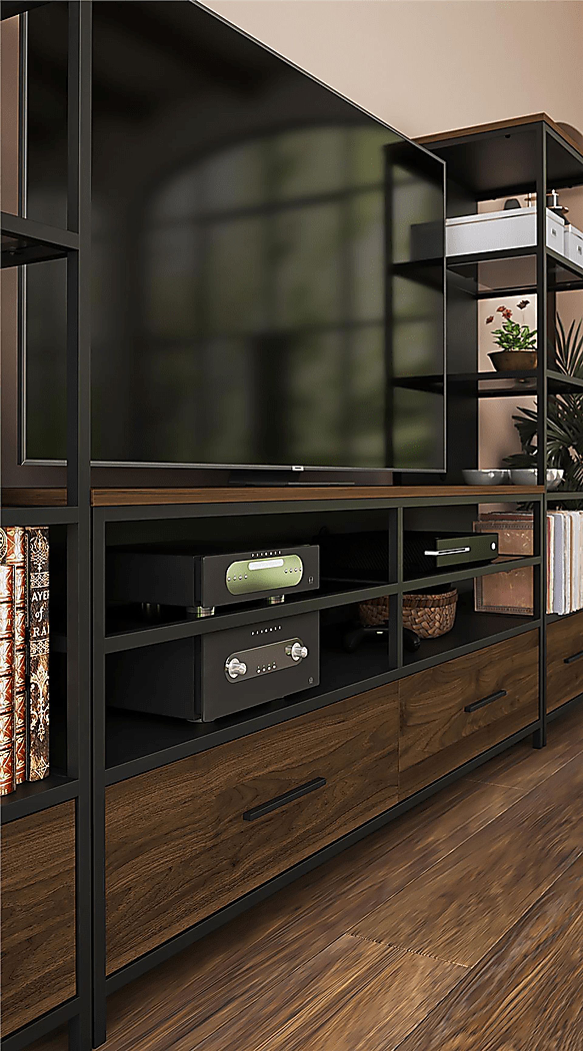 Hartmut Walnut 59 in. Console - Image 8