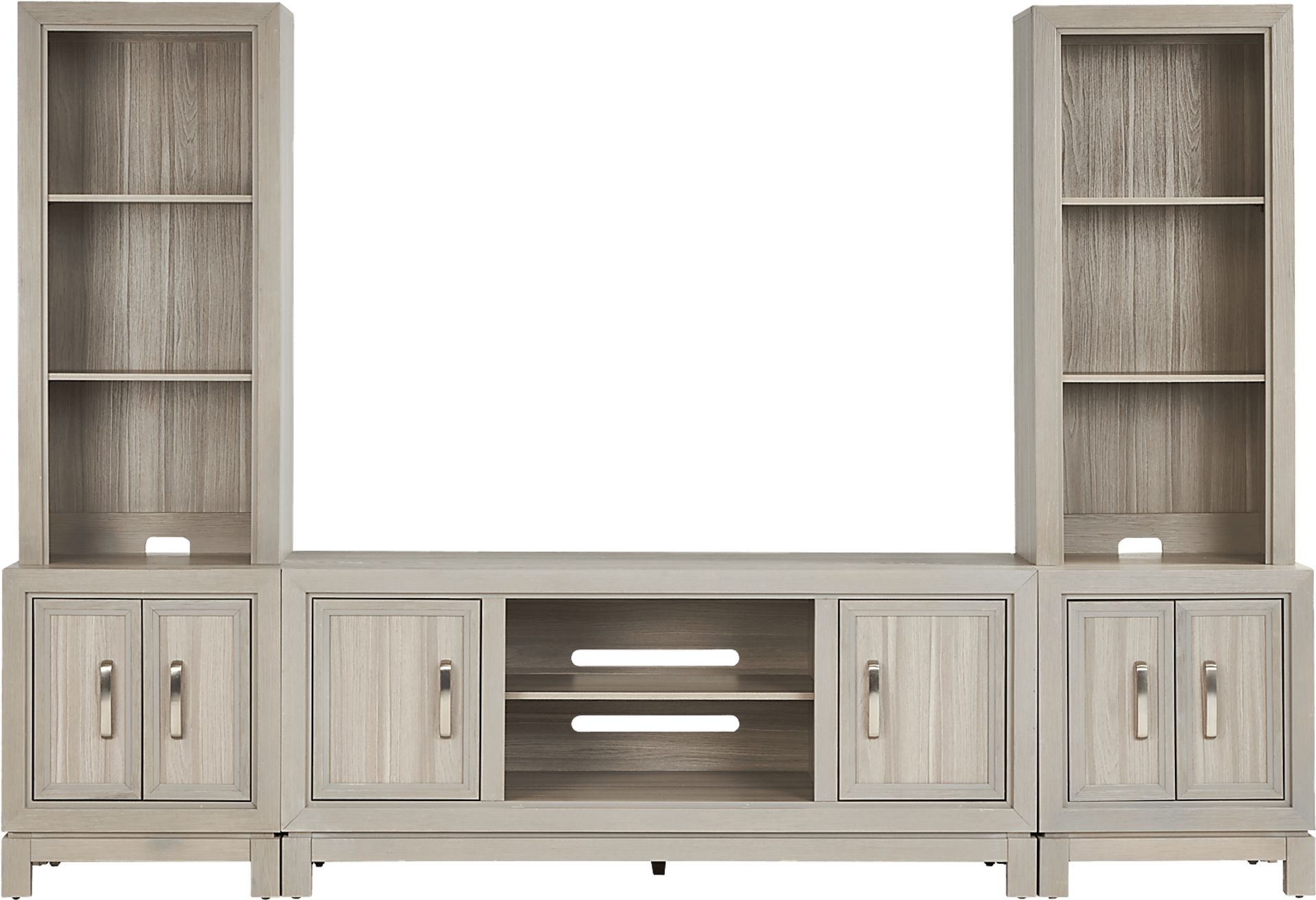 Hartney Mill 5 Pc Gray Wall Unit with 64 in. Console - Image 1