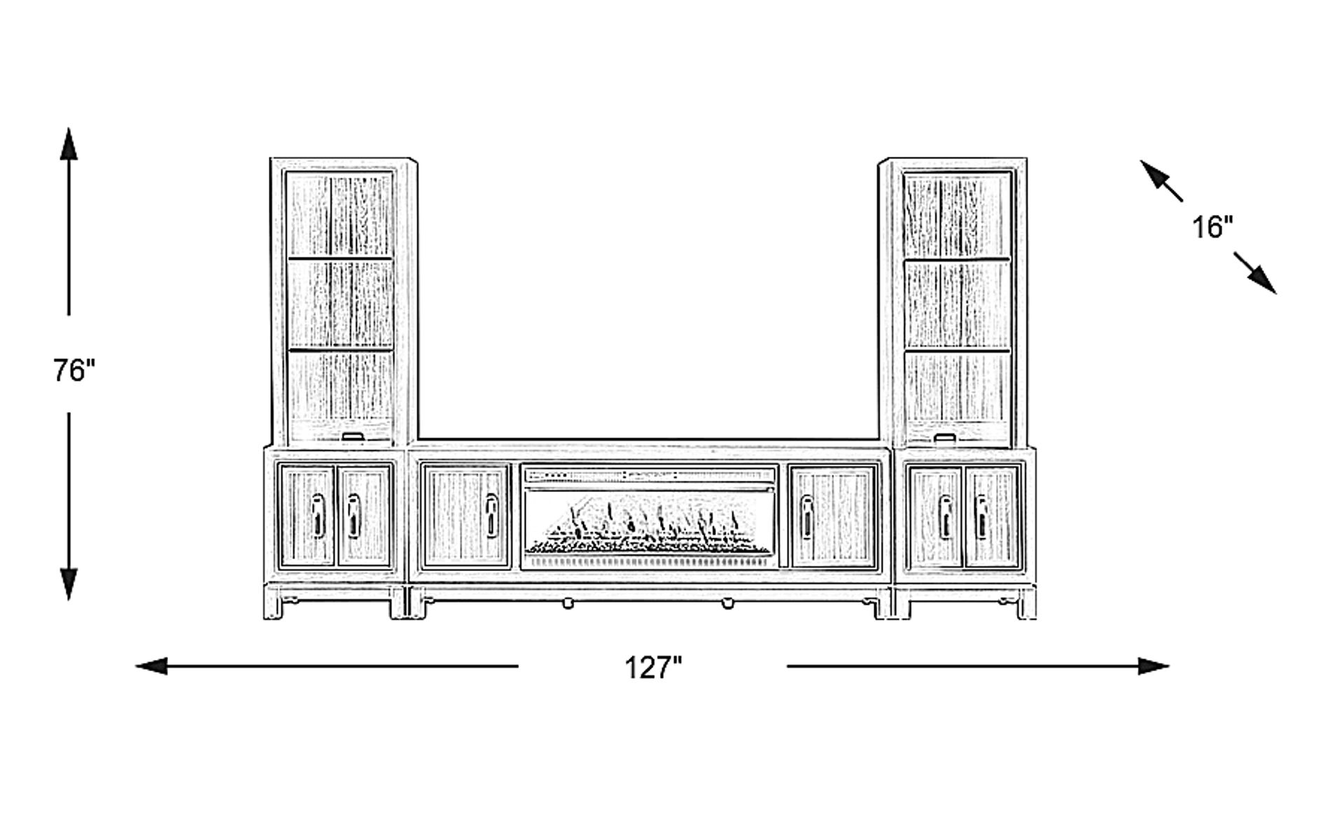 Dimension Image. Please refer to the Dimension Tab on this page for dimension details.