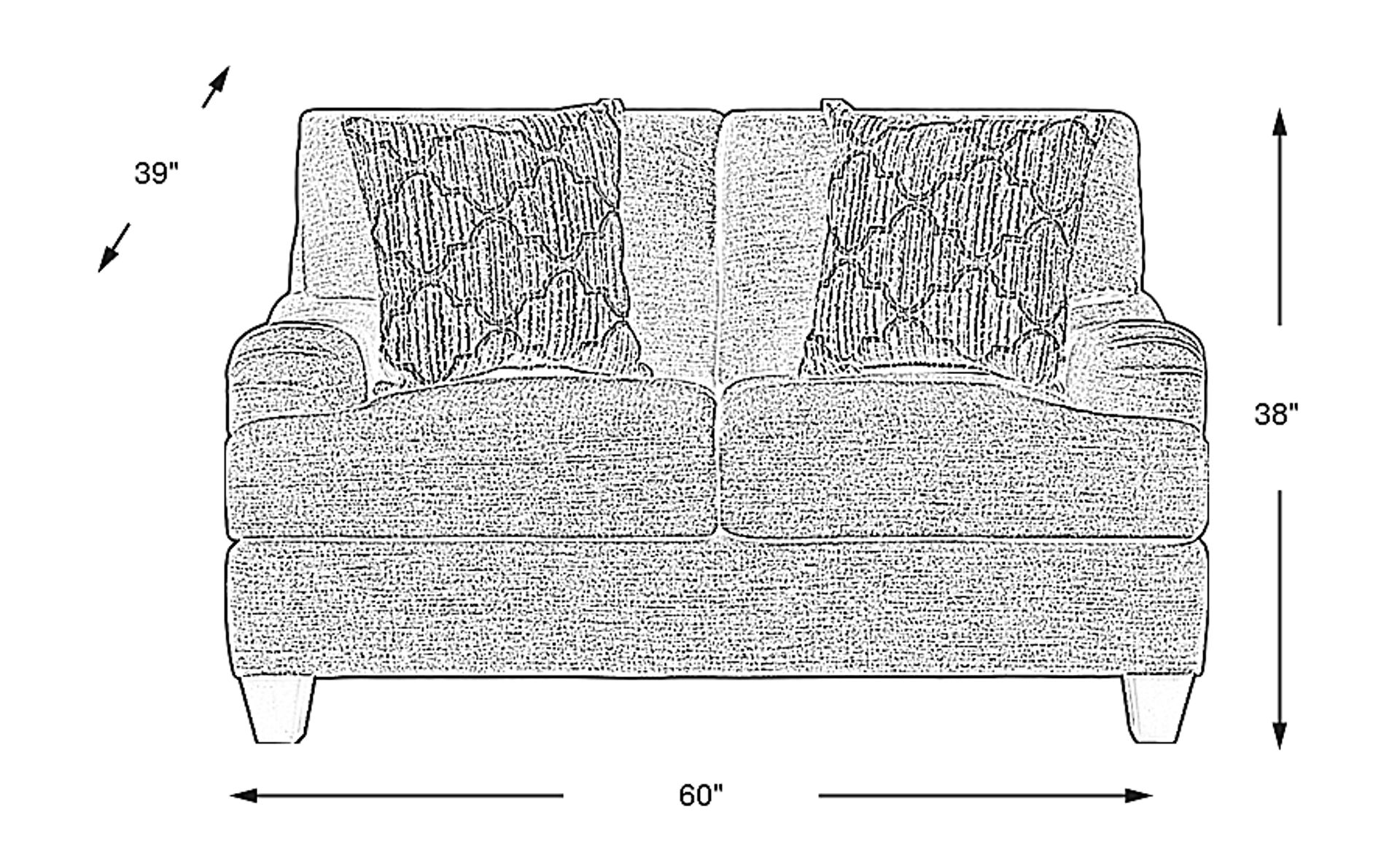 Dimension Image. Please refer to the Dimension Tab on this page for dimension details.