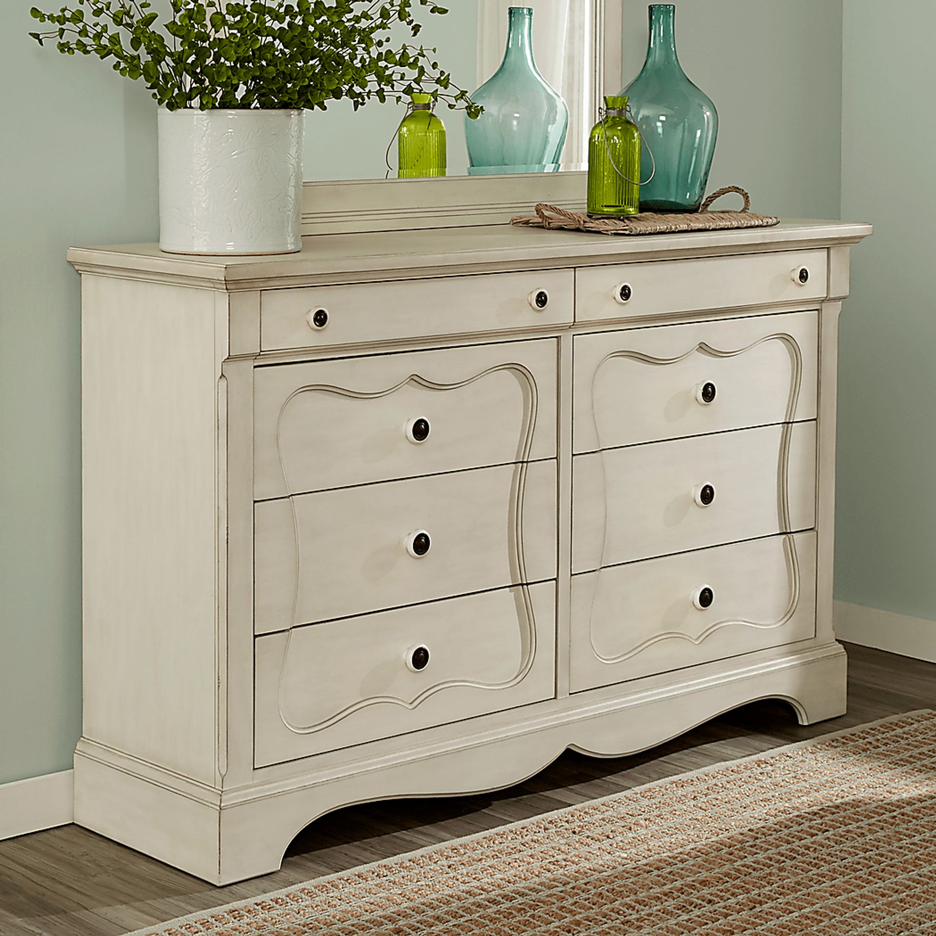 Hartwell White Dresser - Image 2