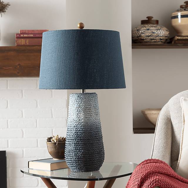 Hartwick Boulevard Blue Lamp - Thumbnail - Image 2