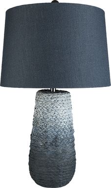 Hartwick Boulevard Blue Lamp