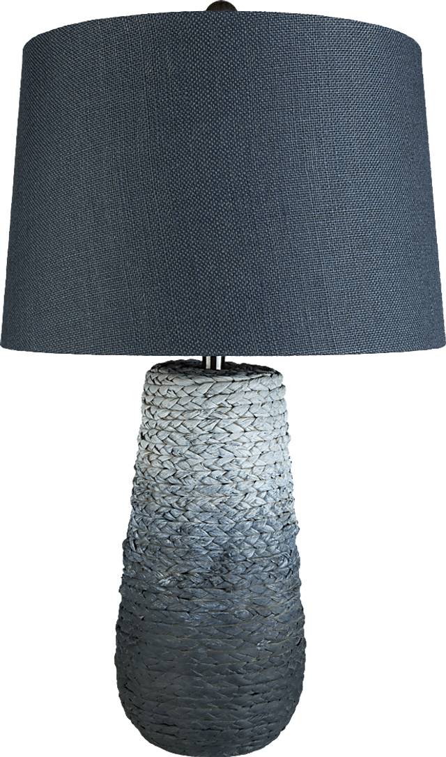 Hartwick Boulevard Blue Lamp - Thumbnail - Image 1