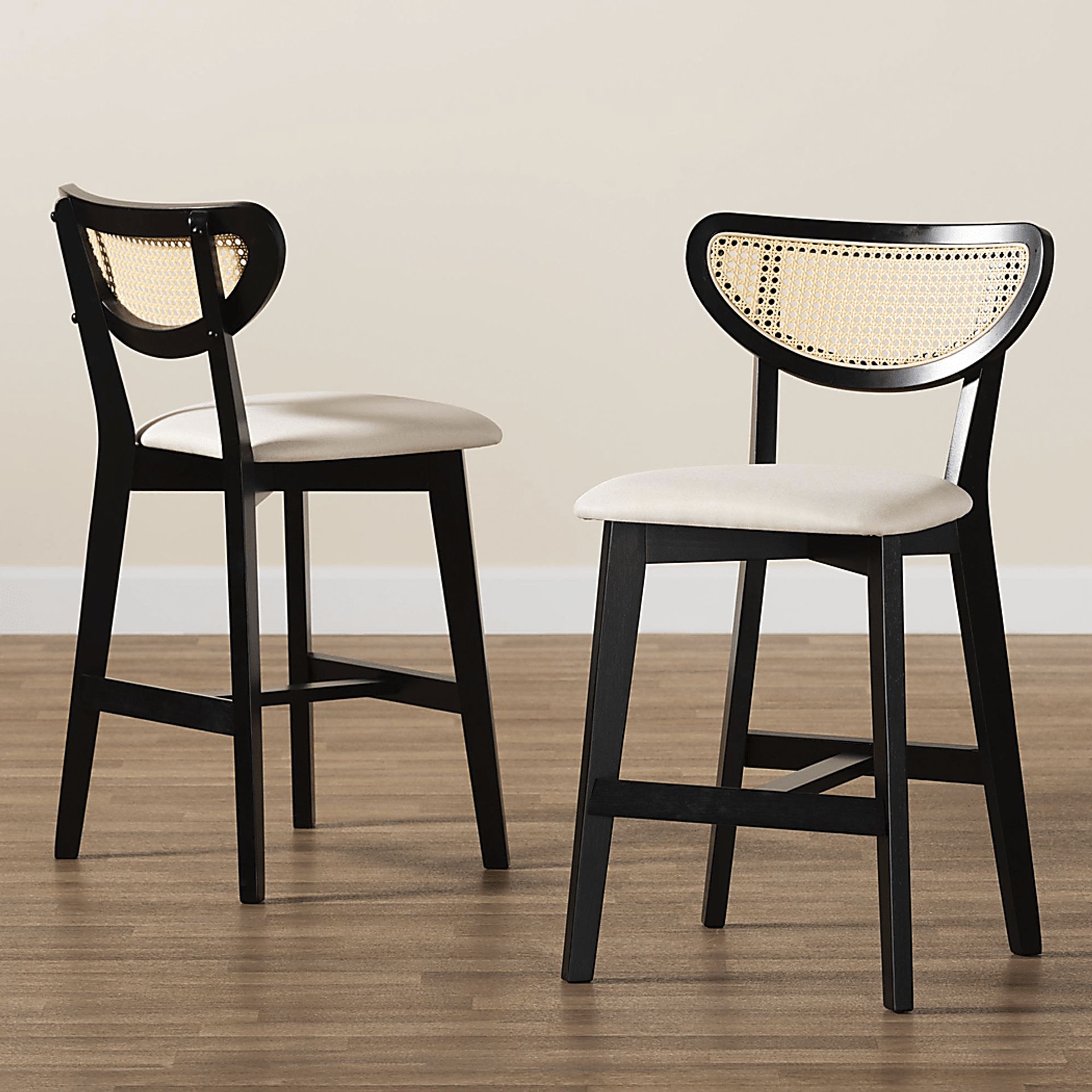 Hartzler Black Counter Stool, Set of 2 - Image 3