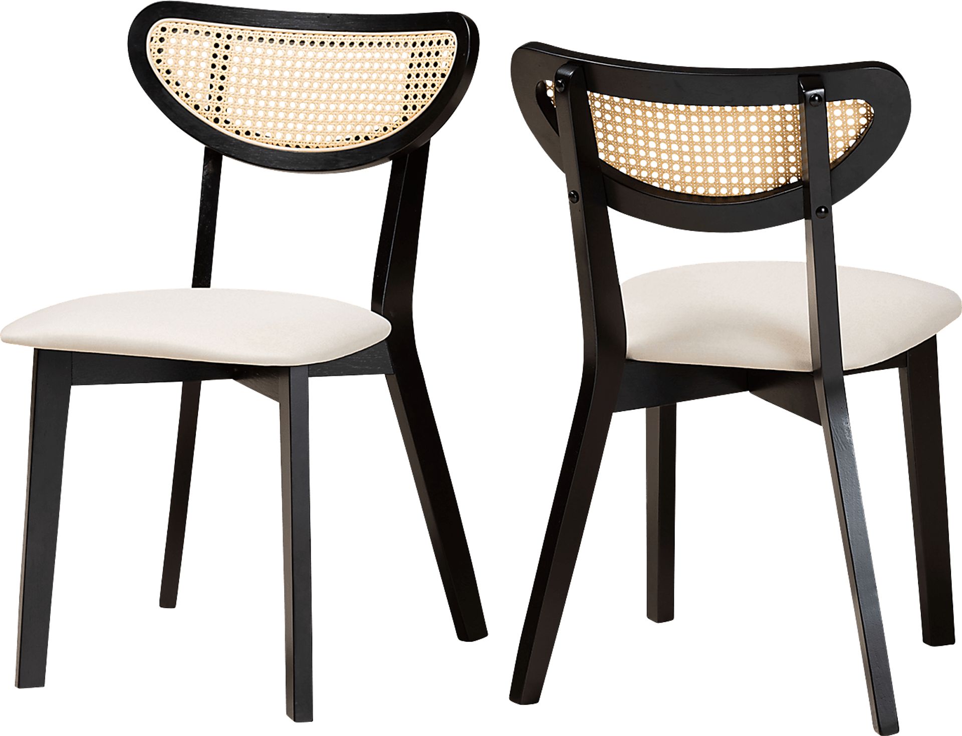 Hartzler Black Side Chair, Set of 2 - Image 1