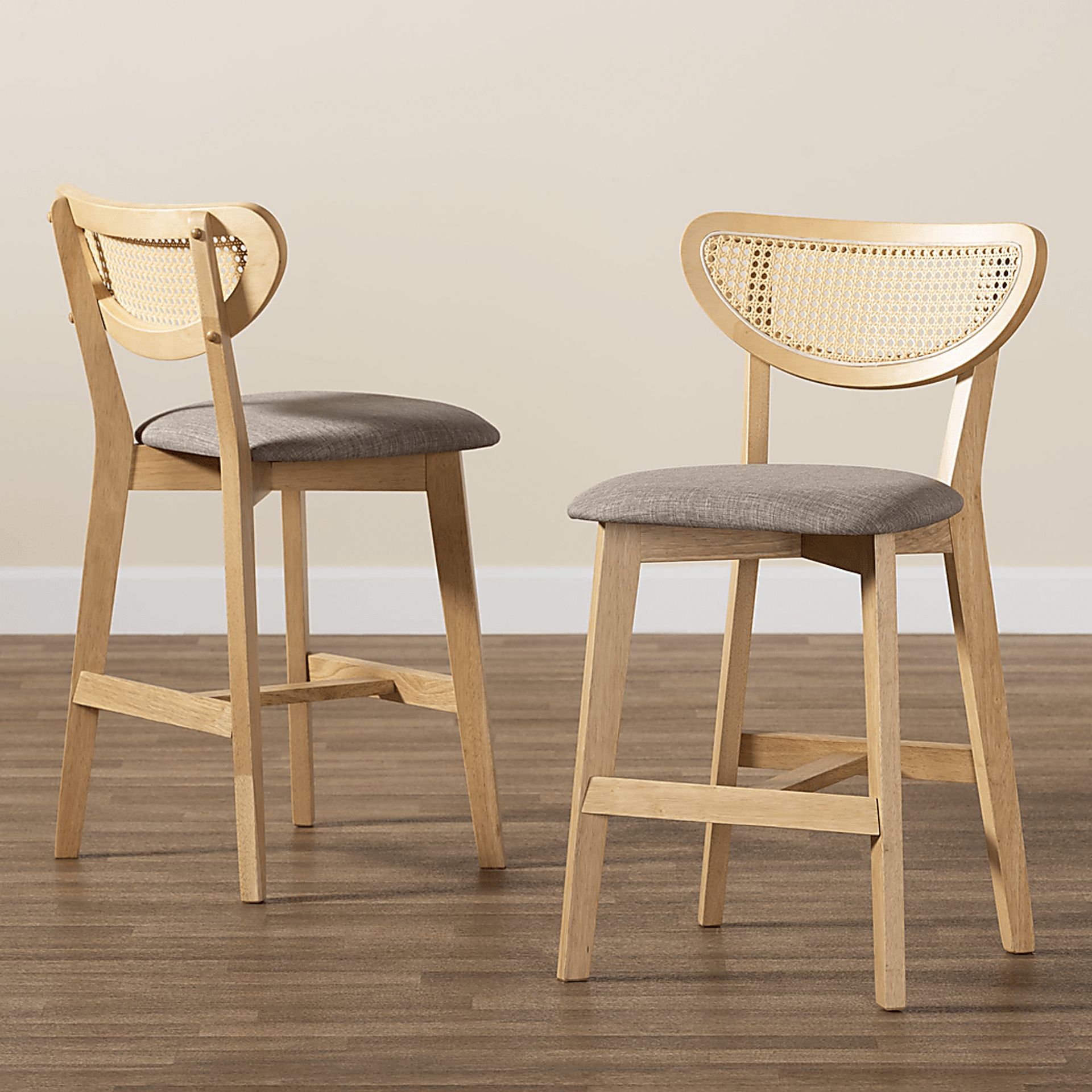 Hartzler Light Brown Counter Stool, Set of 2 - Image 3