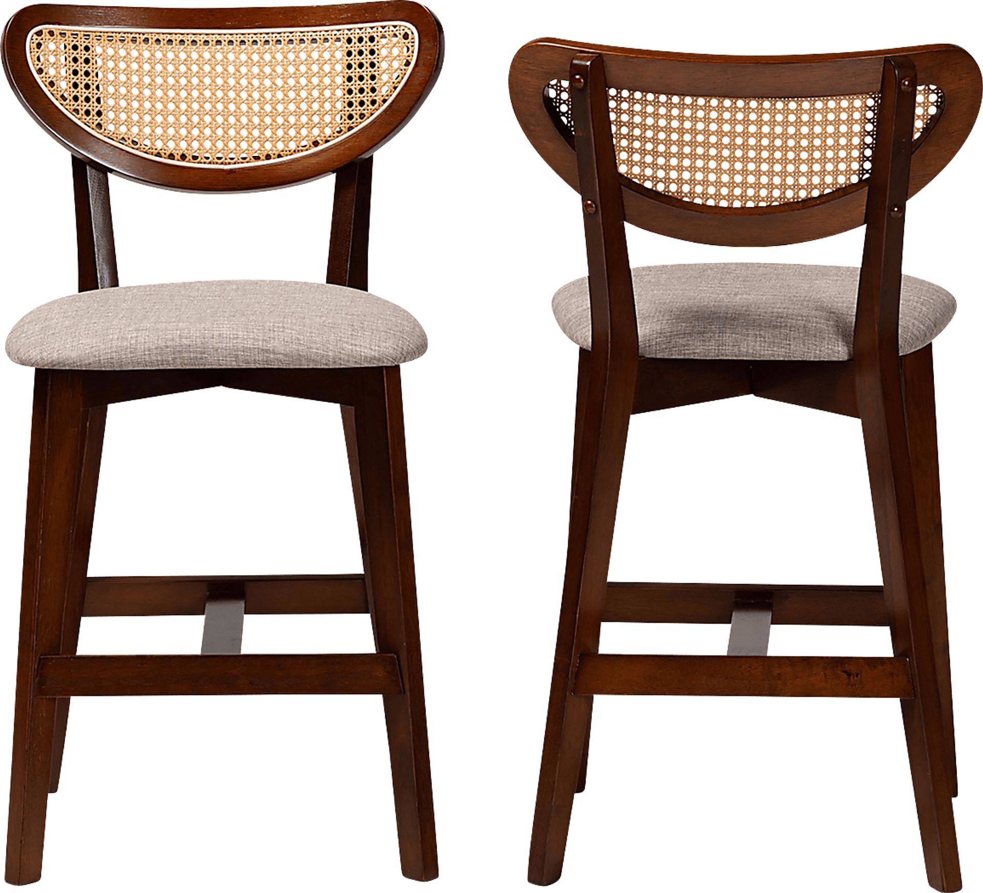 Hartzler Walnut Brown Counter Stool, Set of 2 - Image 4