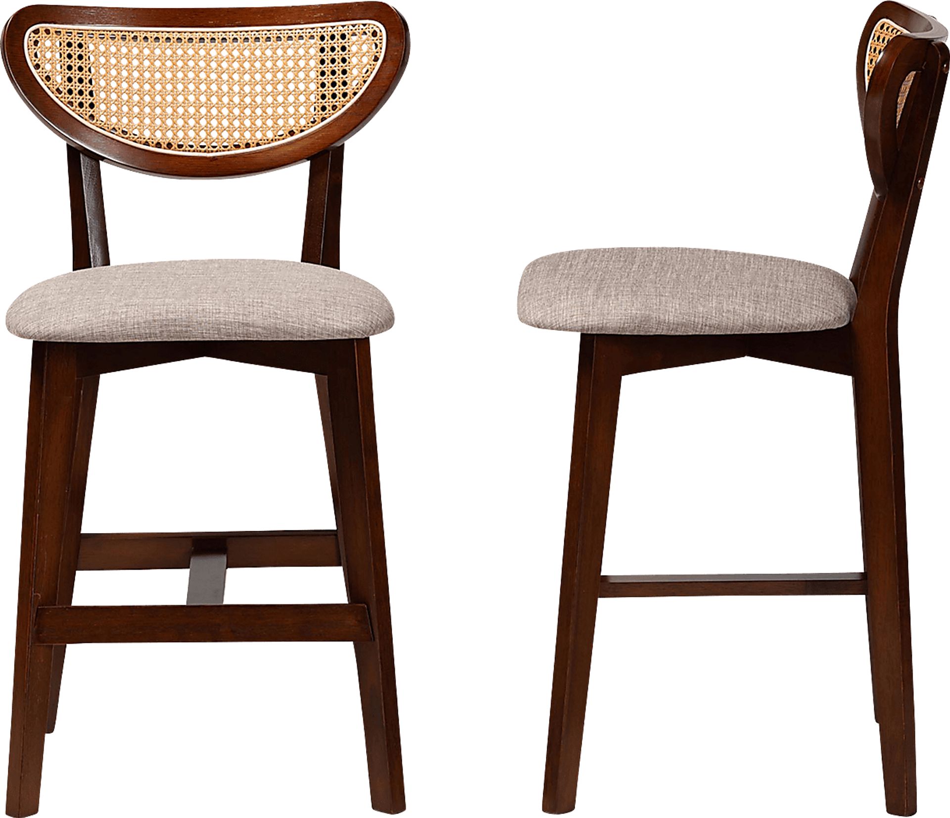 Hartzler Walnut Brown Counter Stool, Set of 2 - Image 5