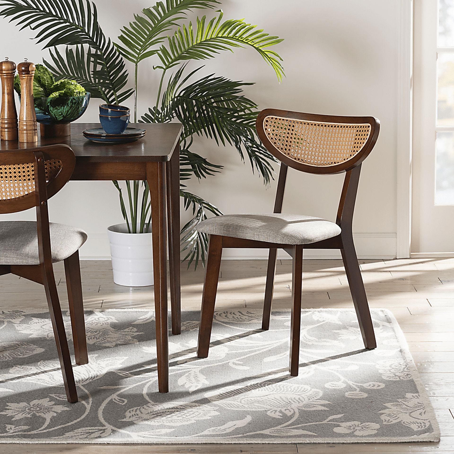 Hartzler Walnut Brown Side Chair, Set of 2 - Image 2